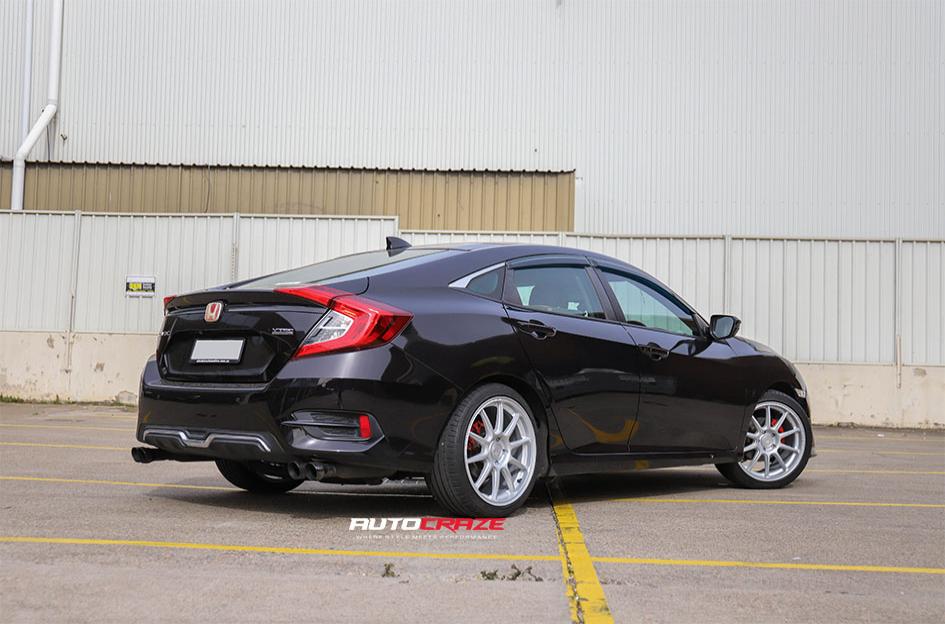 HONDA CIVIC 5 STUD MR140 HYPER SILVER